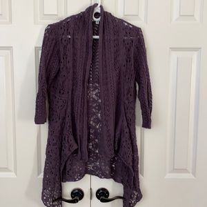 CAbi crocheted sweater